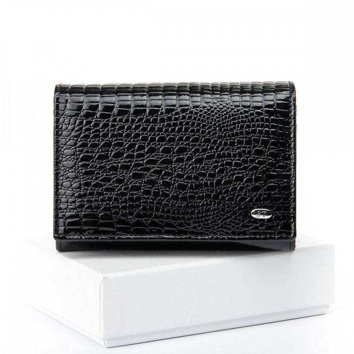 Жіночий гаманець зі шкіри LR SERGIO TORRETTI WS-12 black купити недорого в Ти Купи
