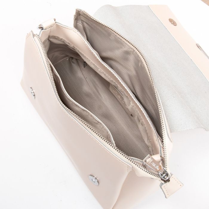 Жіноча шкіряна сумка класична ALEX RAI 9717 beige купити недорого в Ти Купи