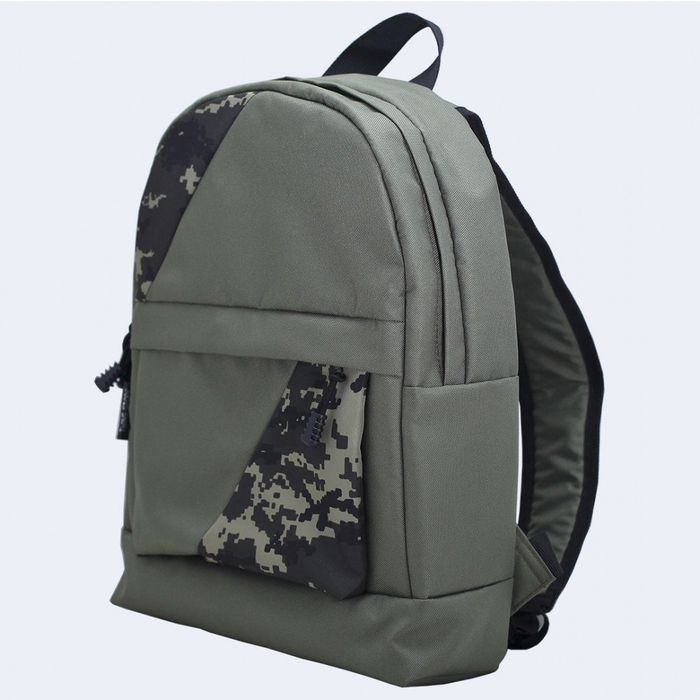 Зеленый тканевый рюкзак mini Twins Store Р56 купить недорого в Ты Купи