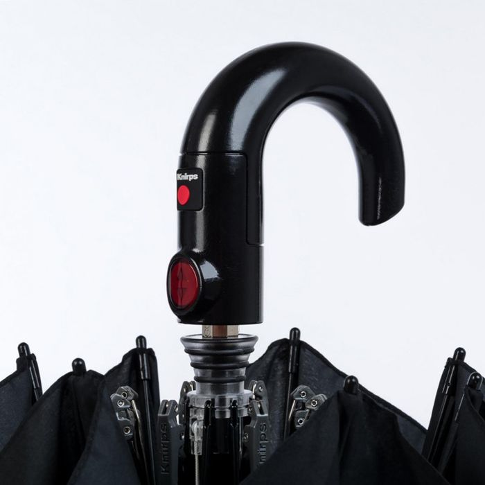 Автоматична парасолька Knirps T.260 Середній дуоматичний 2Line UP Black Ecorepel KN95 3260 8499 купити недорого в Ти Купи