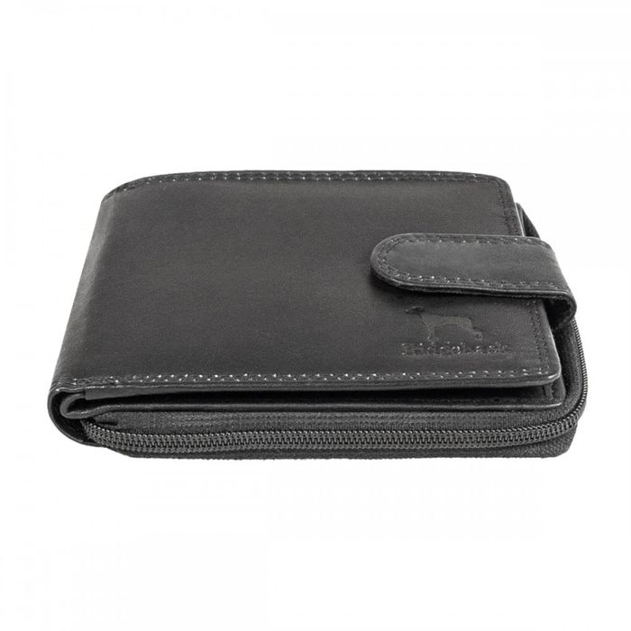 Шкіряний чоловічий гаманець Ridgeback JBNC43MN Black (Чорний) купити недорого в Ти Купи