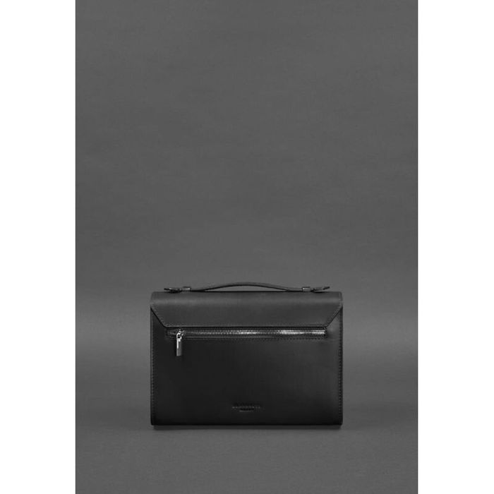 Жіноча шкіряна сумка-кроссбоді BlankNote Lola Чорна (BN-BAG-35-g) купити недорого в Ти Купи
