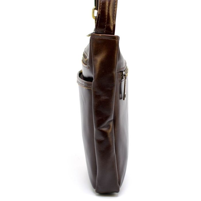 Чоловіча шкіряна коричнева сумка Tarwa alcor GCA-1300-3MD купити недорого в Ти Купи