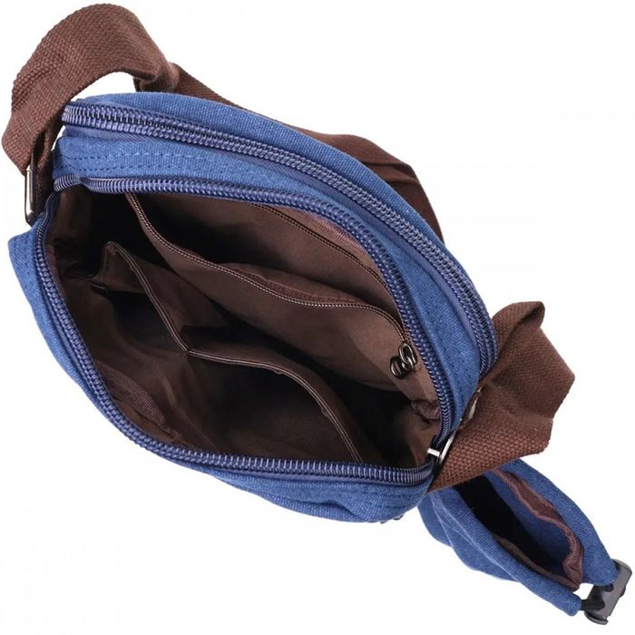 Мужская тканевая сумка через плечо с чехлом для воды Vintage 22211 купить недорого в Ты Купи
