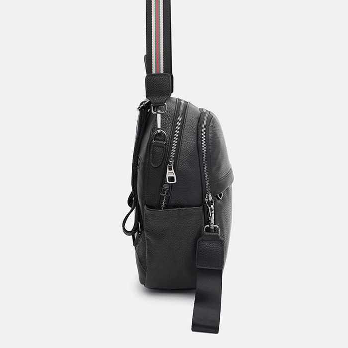 Жіночий шкіряний рюкзак ricco grande k18095bl-black купити недорого в Ти Купи