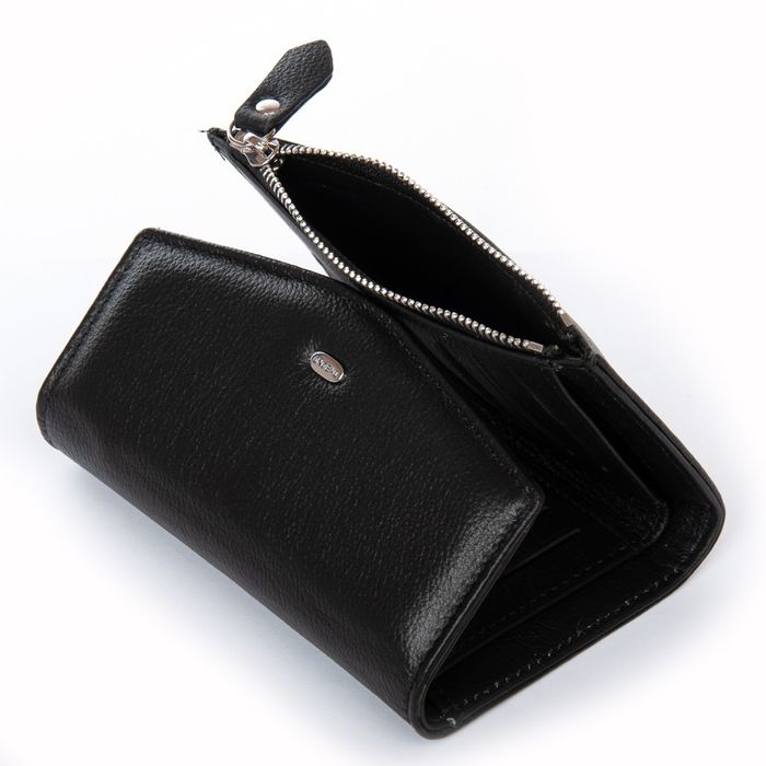 Женский кожаный кошелек Classik DR. BOND WN-23-18 black купить недорого в Ты Купи