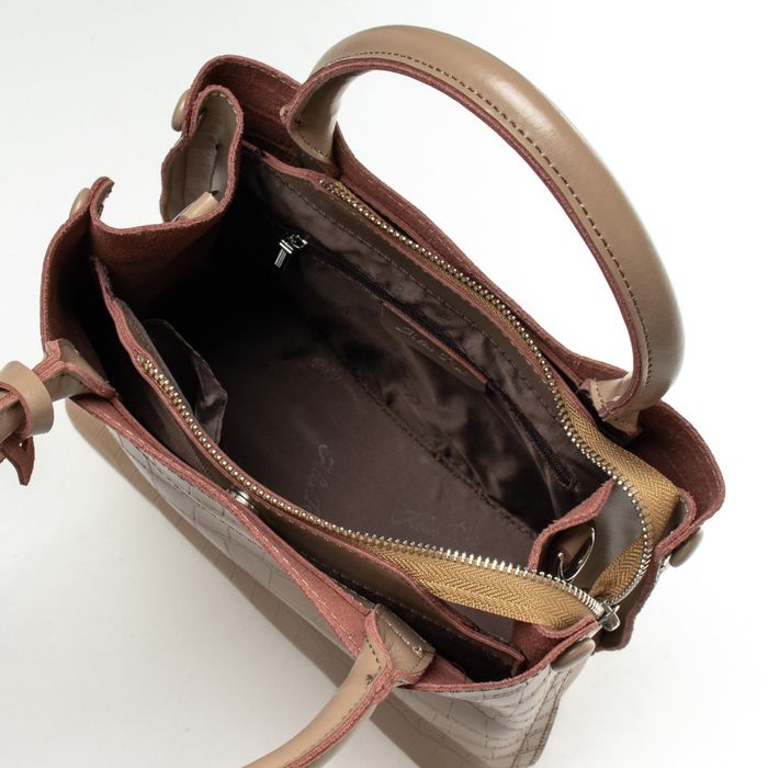 Женская кожаная сумка ALEX RAI 07-01 1546-1 khaki купить недорого в Ты Купи