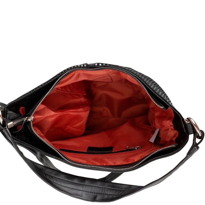 Женская сумочка из кожзама LASKARA LK-10252-black-point купить недорого в Ты Купи