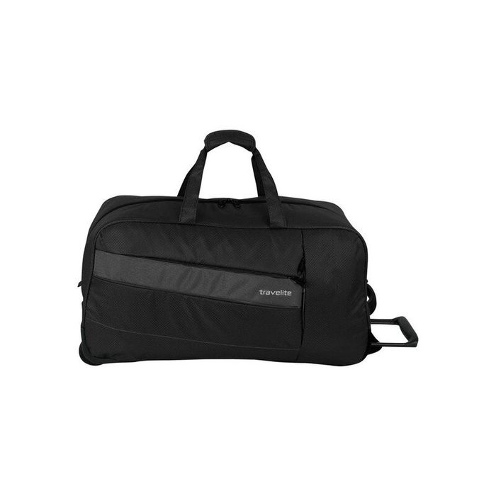 Дорожня чорна сумка на 2 колесах Travelite Kite TL089901-01 купити недорого в Ти Купи