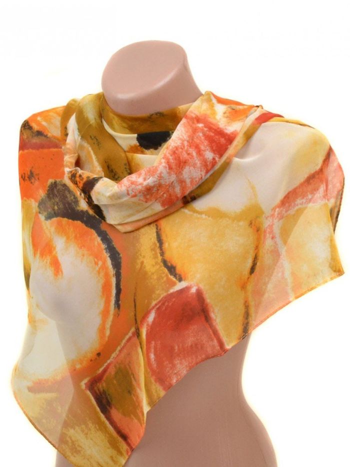 Жіночий шарф весна-літо шифон 10112 K3 купити недорого в Ти Купи
