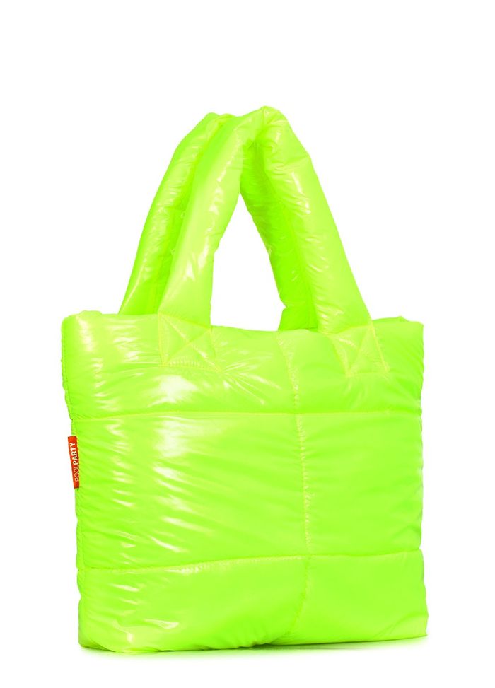 Дута жіноча сумочка Poolparty fluffy-neon-salad купити недорого в Ти Купи