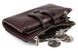 Чоловічий шкіряний гаманець Vintage 14602 Темно-коричневий
