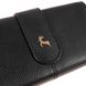 Англійський жіночий гаманець Ashwood J53 BLACK (Чорний), Чорний