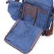 Чоловіча сумка через плече з чохлом для води Vintage 22211, Синій