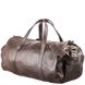 Дорожная коричневая кожаная сумка Grande Pelle 11044