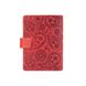Обкладинка для паспорта зі шкіри Hi Art «Buta Art» PB-03S / 1 Shabby Red Berry Червоний
