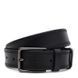 Чоловічий шкіряний ремінь Borsa Leather 125v1fx71-black