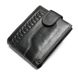 Мужское чёрное портмоне из натуральной кожи Vintage 20234