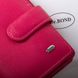 Жіночий шкіряний гаманець Classik DR. BOND WN-2 pink-red