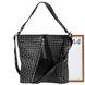 Женская сумочка из кожзама LASKARA LK-10252-black-point