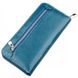 Жіночий блакитний гаманець з натуральної шкіри ST Leather 18861 Блакитний