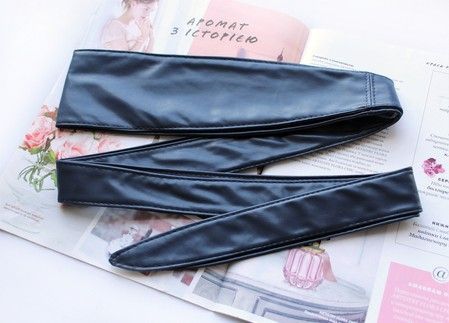 Женский пояс кушак темно-синий ks14 купить недорого в Ты Купи