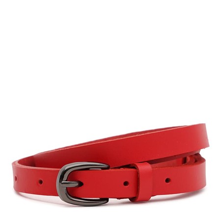 Жіночий ремінь шкіряний Borsa Leather 110v1genw41-red купити недорого в Ти Купи