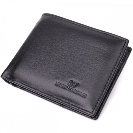 Мужской кожаный кошелек-зажим ST Leather 22460 купить недорого в Ты Купи