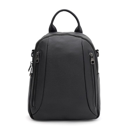 Женский кожаный рюкзак Keizer k1857-2bl-black купить недорого в Ты Купи