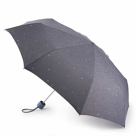 Жіноча механічна парасолька Fulton L779 Superlite-2 Denim Hearts (Джинсові Серця) купити недорого в Ти Купи