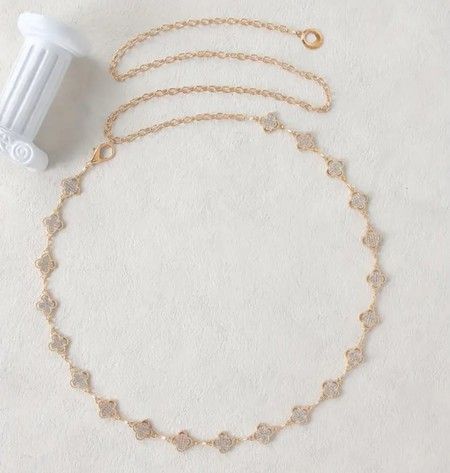 Пояс ланцюжок чотирилисник gold tg026 купити недорого в Ти Купи