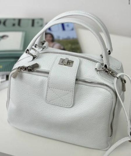 М'яка шкіряна сумка на два відділи з ручкою Firenze Italy F-IT-1045W купити недорого в Ти Купи
