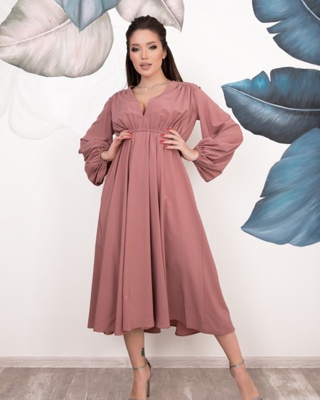 Платье ISSA PLUS 12539 M розовый купить недорого в Ты Купи
