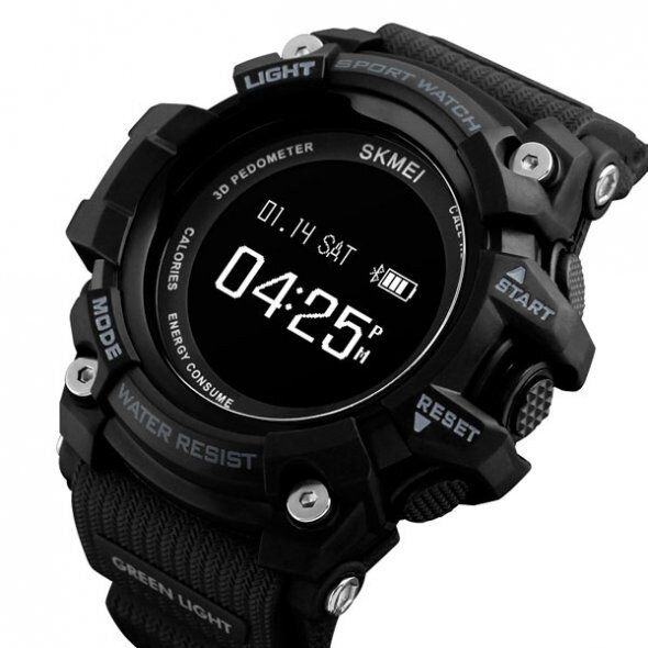 Мужские спортивные смарт-часы SKMEI POWER SMART+ с пульсометром (1188) купить недорого в Ты Купи
