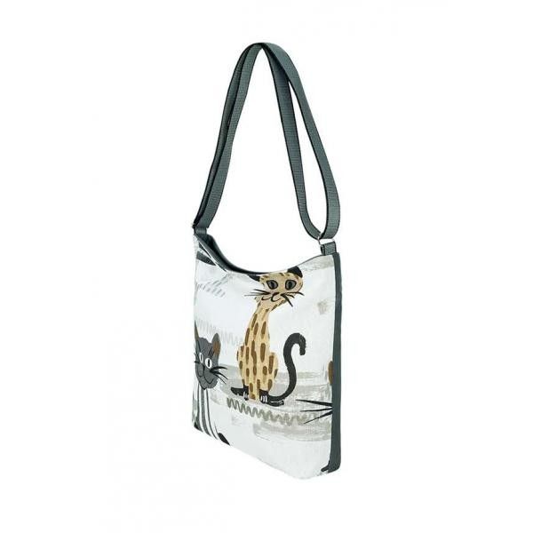 Женская сумка через плечо Exodus Gatos Cats P1905Ex021 купить недорого в Ты Купи