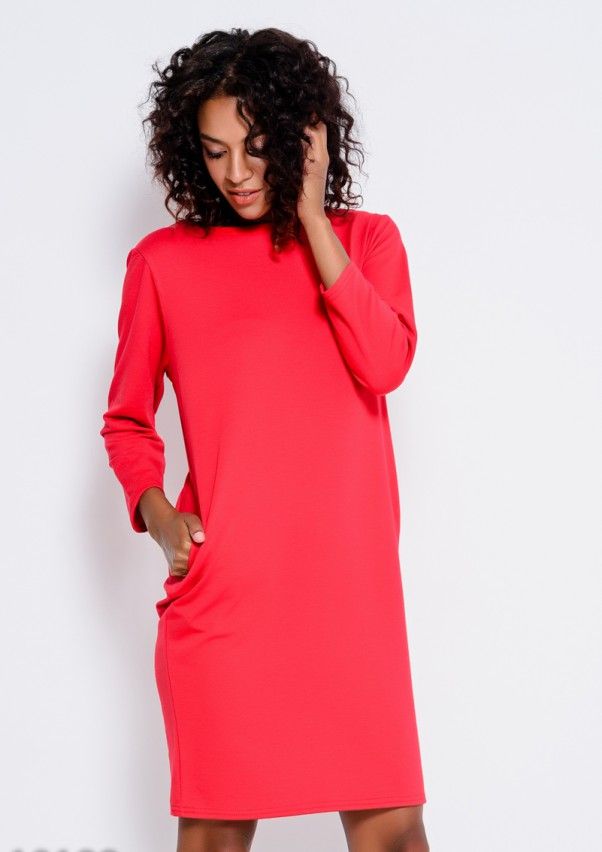 Сукня ISSA PLUS 10188 X червоний купити недорого в Ти Купи