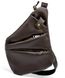Мужская кожаная коричневая сумка-слинг TARWA gc-6402-3md