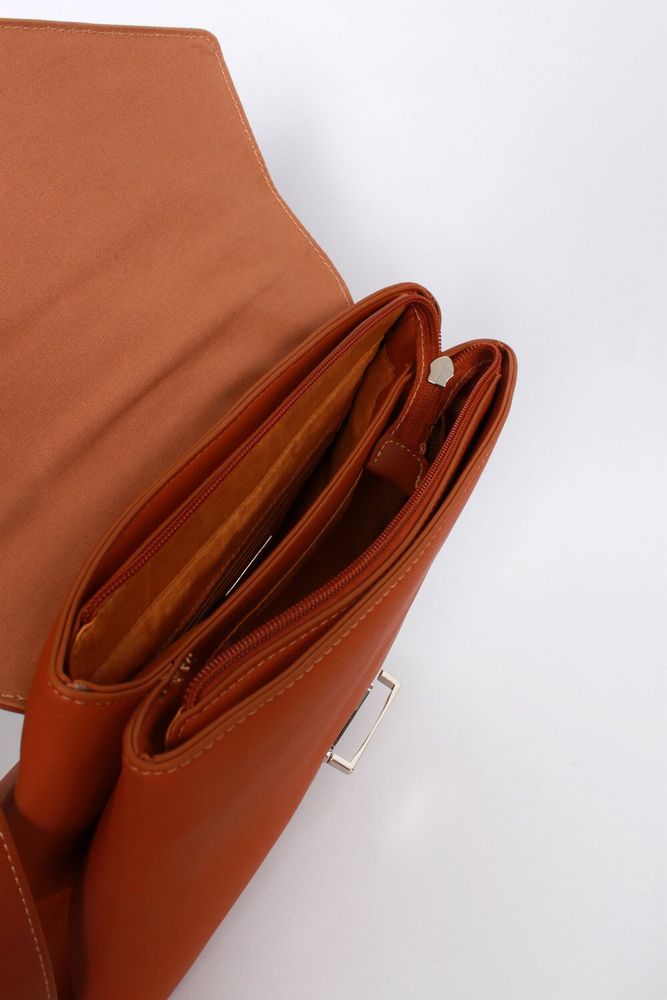 Женская коричневая сумка из экокожи FAMO Сиал 5617 купить недорого в Ты Купи