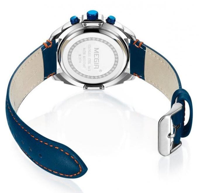 Мужские наручные часы MEGIR BLUESKY 1055 купить недорого в Ты Купи