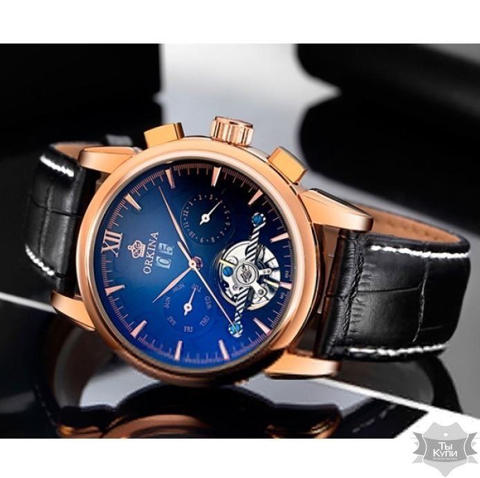 Чоловічий наручний годинник Orkina DeLuxe (1084) купити недорого в Ти Купи