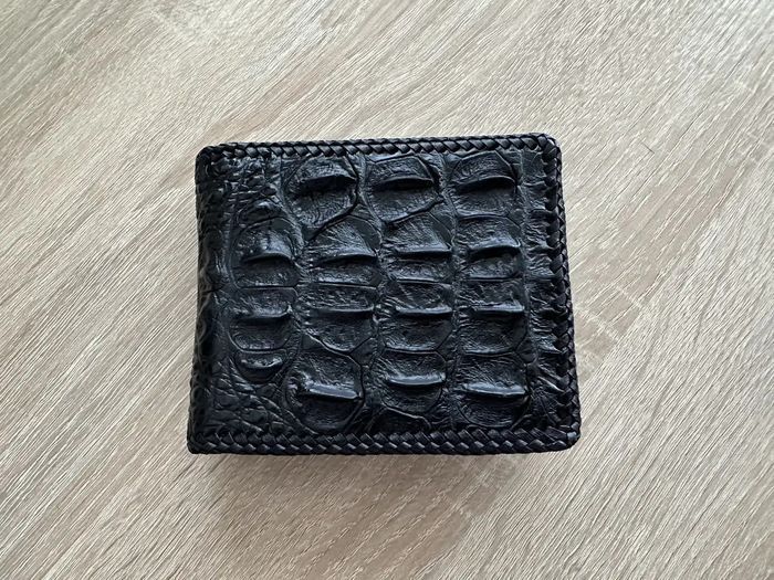 Кошелек из натуральной кожи крокодила Ekzotic Leather CW64_1 купить недорого в Ты Купи
