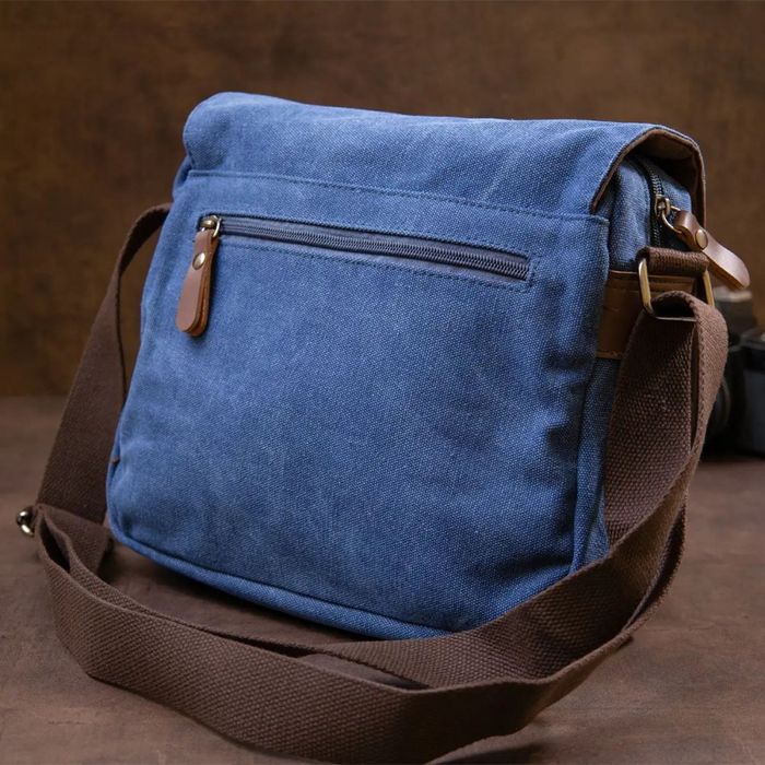 Чоловіча текстильна сумка через плече Vintage 20606 купити недорого в Ти Купи