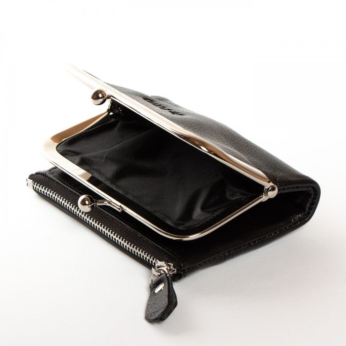 Женский кожаный кошелек Classik DR. BOND WN-23-13 black купить недорого в Ты Купи