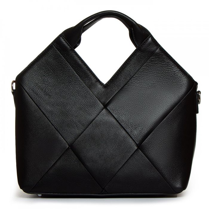 Женская черная кожаная сумка ALEX RAI 2038-9 black купить недорого в Ты Купи