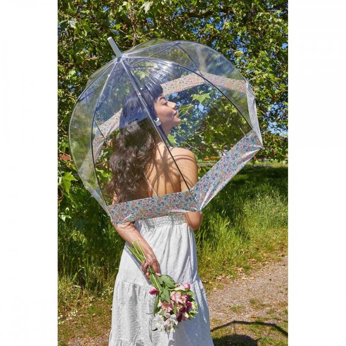 Зонт-трость женский механический Fulton L042 Birdcage-2 Wedding Floral Border (Цветочная кайма) купить недорого в Ты Купи