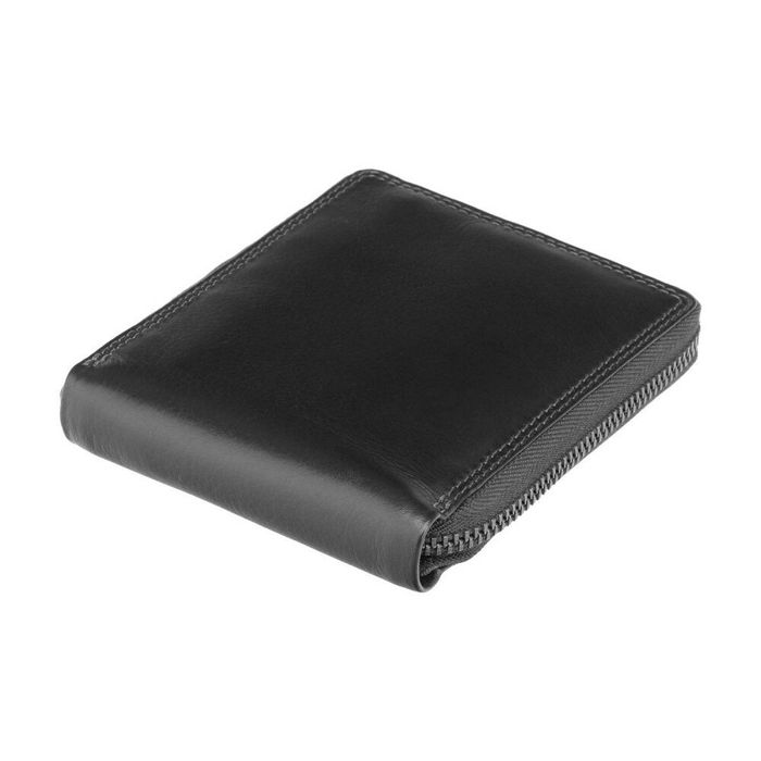 Кожаный мужской кошелек Visconti HT14 Camden c RFID (Black) купить недорого в Ты Купи