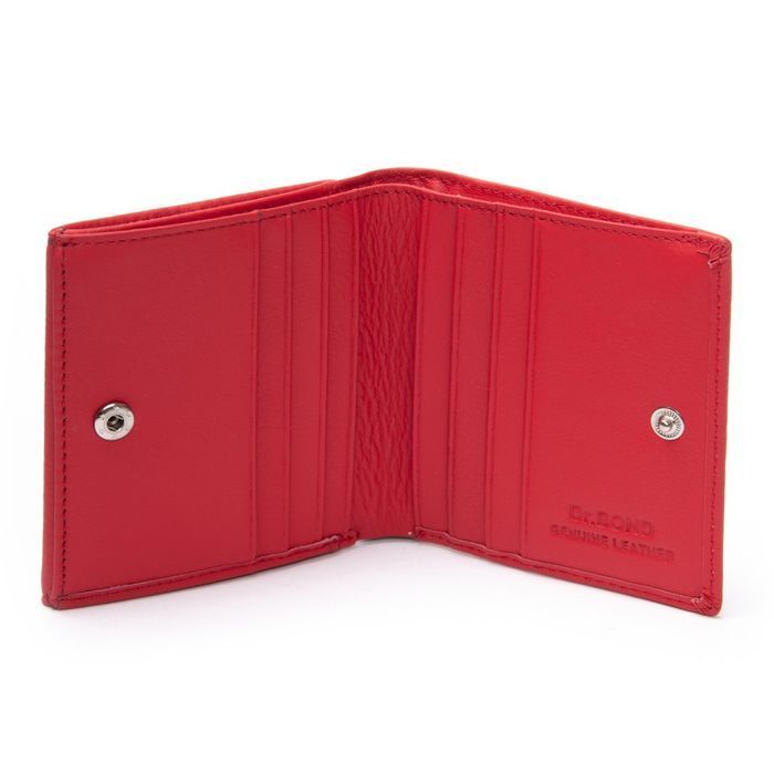 Женский кожаный кошелек Bright DR. BOND WS-219 red купить недорого в Ты Купи
