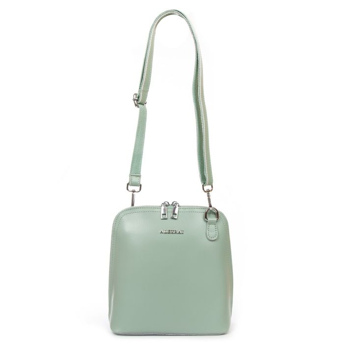 Женская кожаная сумка классическая ALEX RAI 32-8803 green купить недорого в Ты Купи