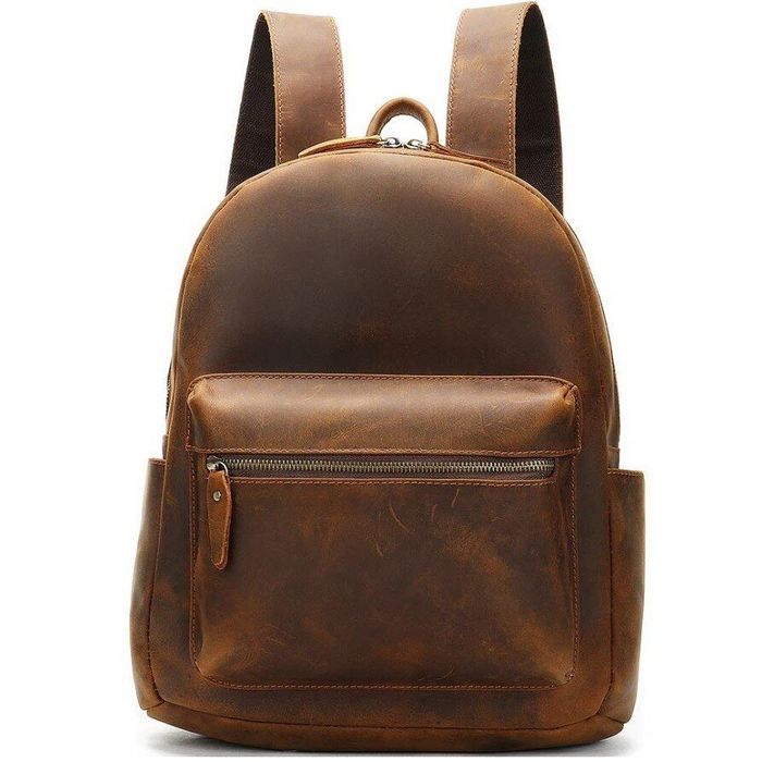 Женский кожаный рюкзак для ноутбука Vintage 14712 Коричневый купить недорого в Ты Купи