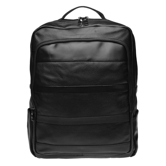Мужской кожаный рюкзак Keizer K1552-black купить недорого в Ты Купи